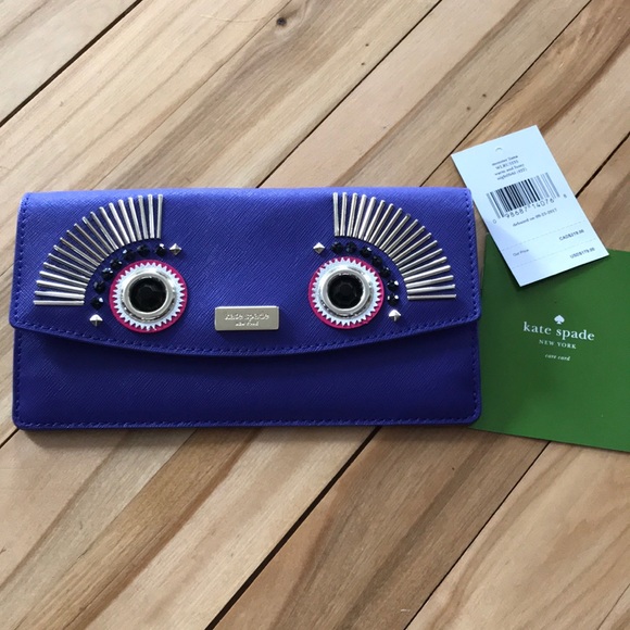 kate spade Handbags - Kate Spade purple monster liana wallet, NWT